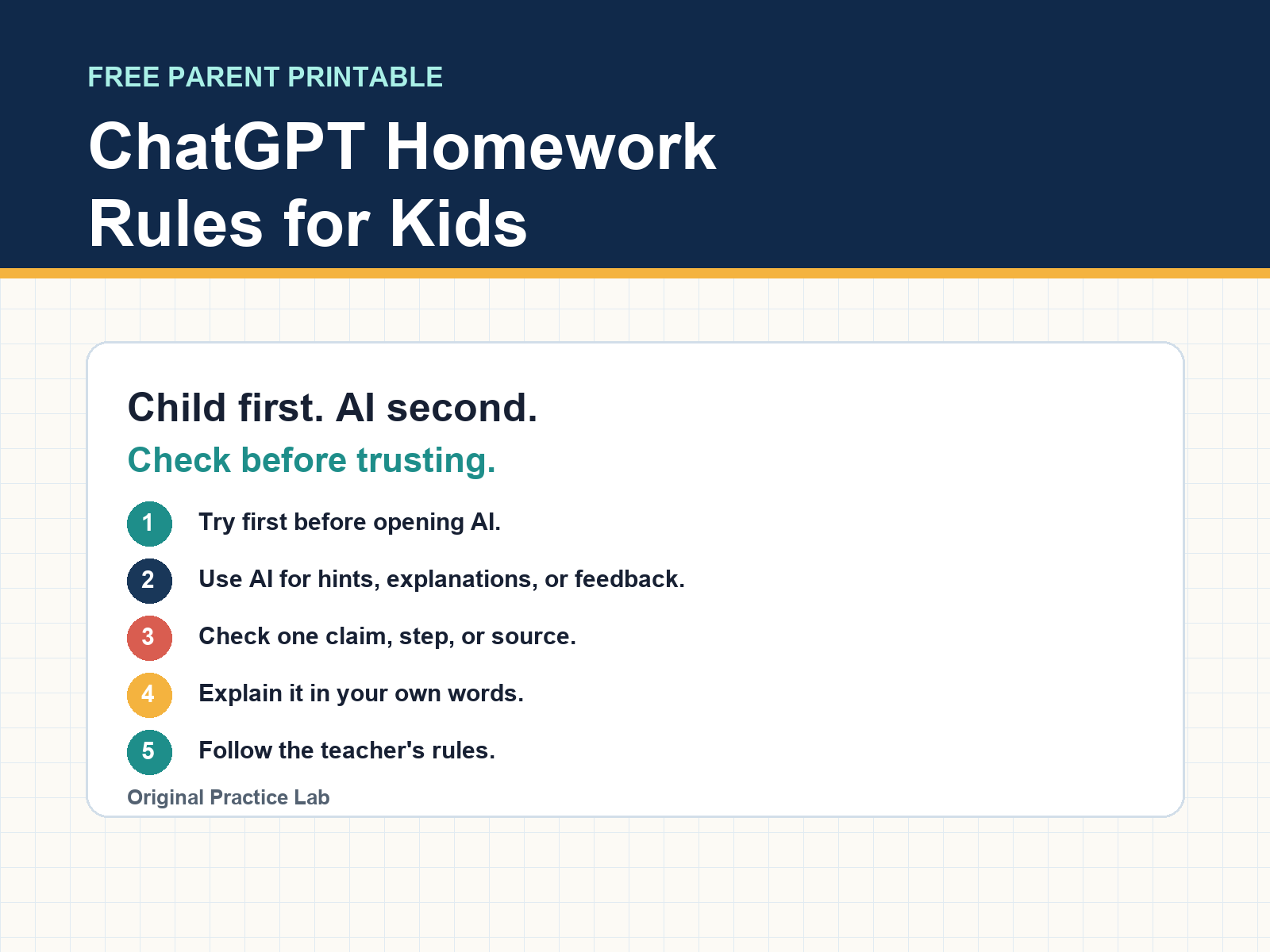 Cover for AI Homework Policy Kit
