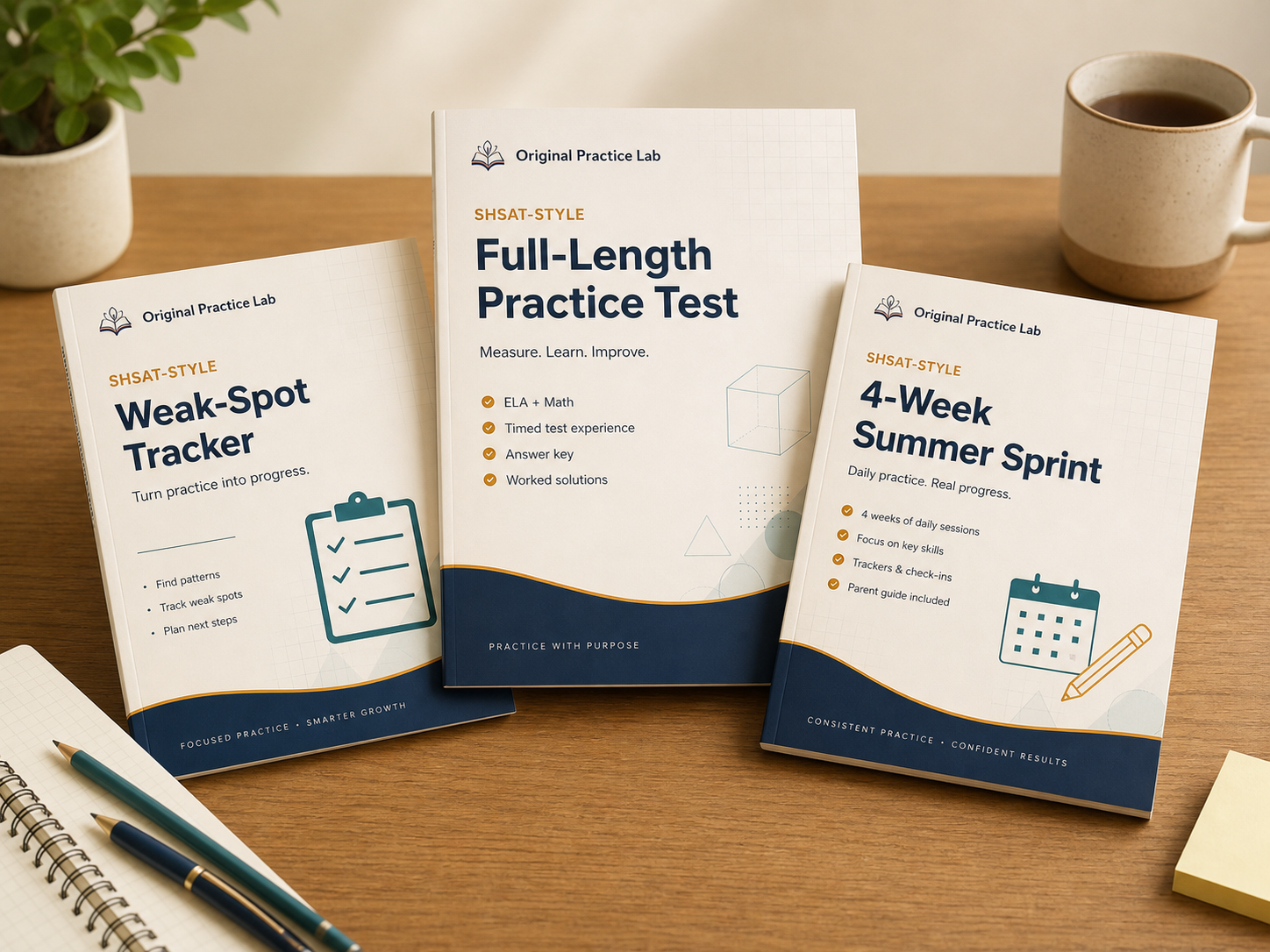 SHSAT practice workbook family